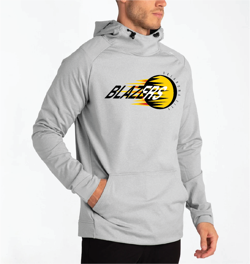 UNRL Crossover Hoodie II - OKC Blazers (Heather Grey (UNRL), YTH-Small (bls))