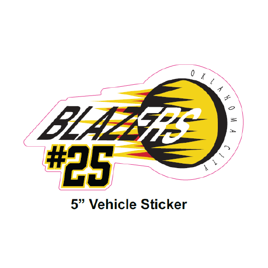 Vehicle Sticker - Logo With # - OKCB