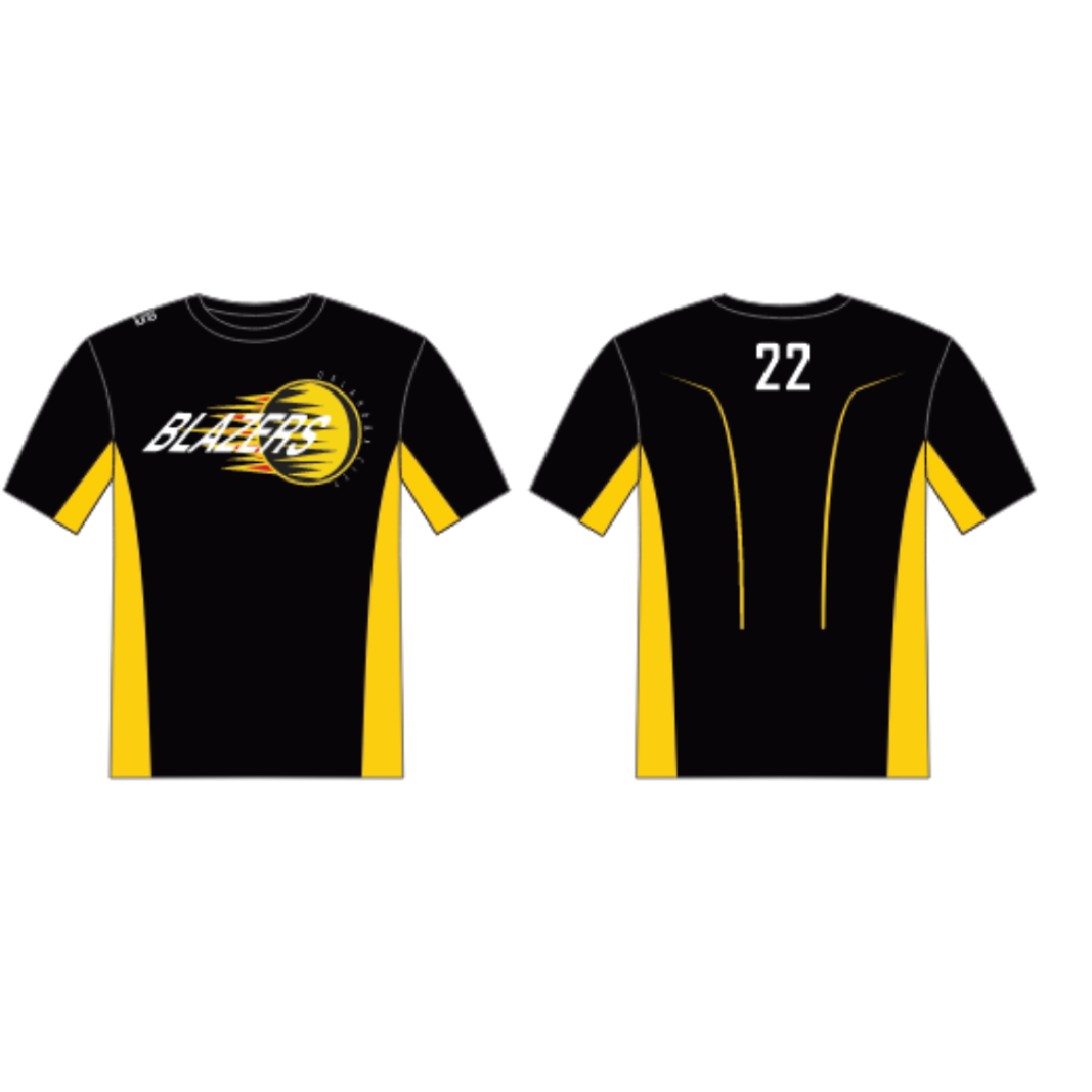 Luna SS Shirt Elastic Sublimated - OKC Blazers (YTH-XS (brt))