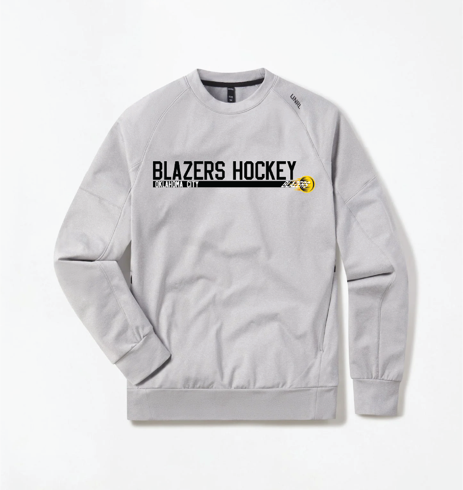UNRL Crossover Crewneck - OKC Blazers (Heather Grey (UNRL), 4XL (brs))