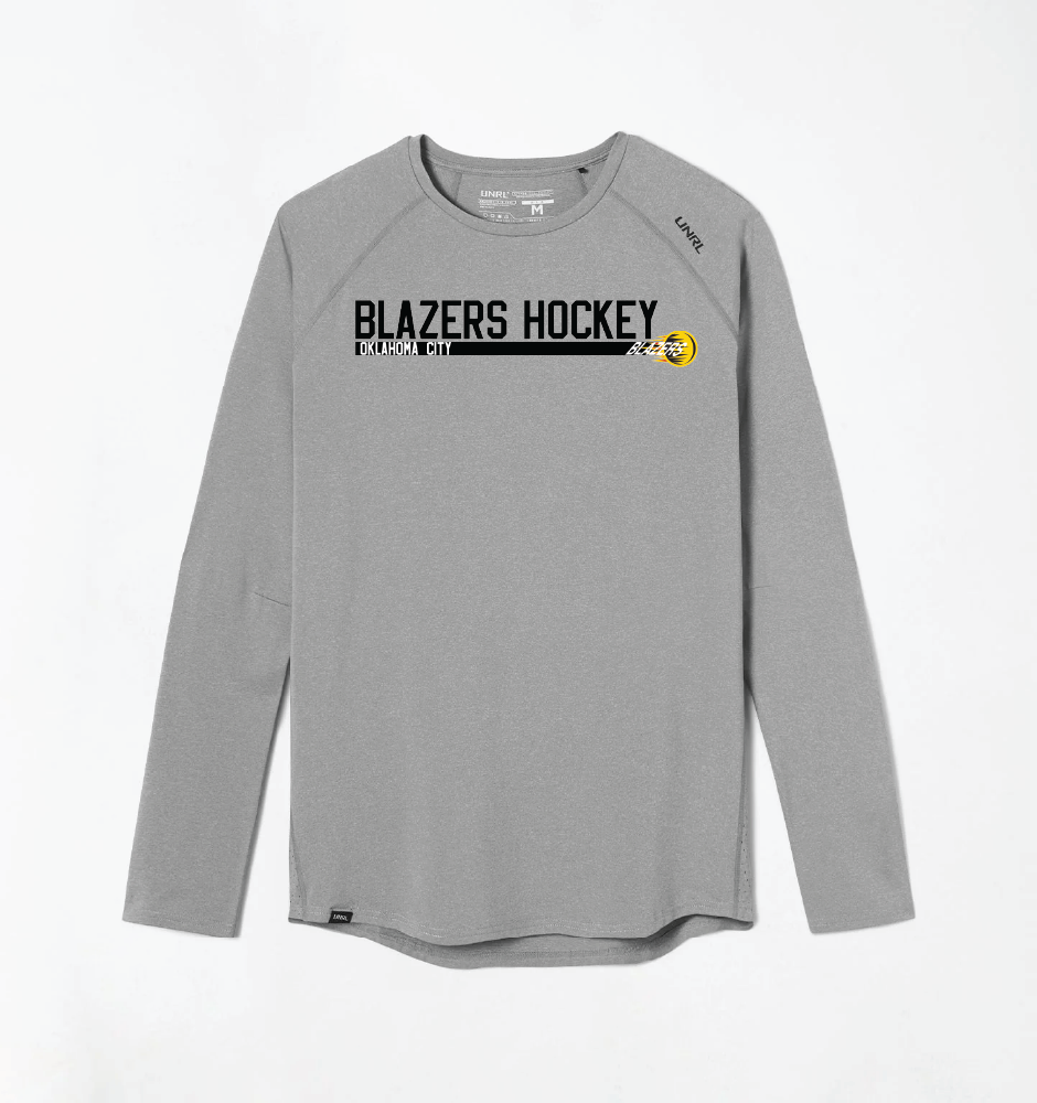 UNRL Streamline LS - OKC Blazers (Gray (UNRL), XS (brt))