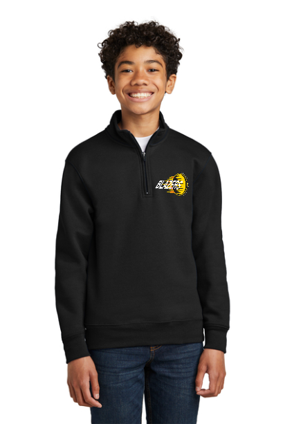 Port & Co 1/4 Zip Fleece Pullover - OKCB (YTH-XS (bls))