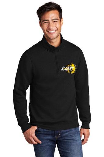 Port & Co 1/4 Zip Fleece Pullover - OKCB