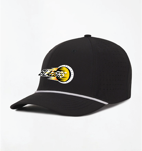 UNRL Vented Mid-Pro Rope Hat OKC PVC Logo - Black 
